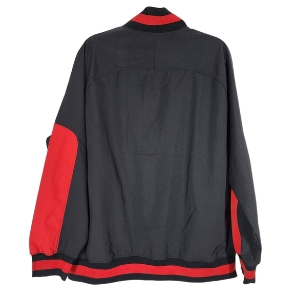 HOLLOWAY SNAP FRONT VARSITY NYLON JACKET - Picture 3 of 10